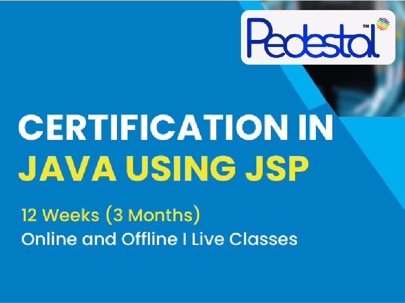 Certification In  Java Using Jsp